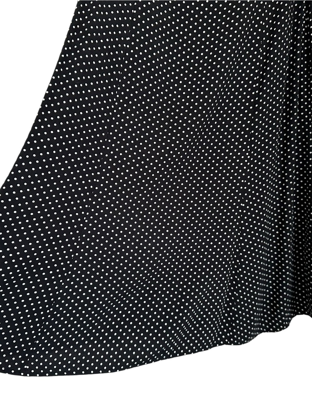 Reformation Womrns Bea A Line Polka Dot Midi Skirt Sz Small Black White Flowy - Picture 4 of 8